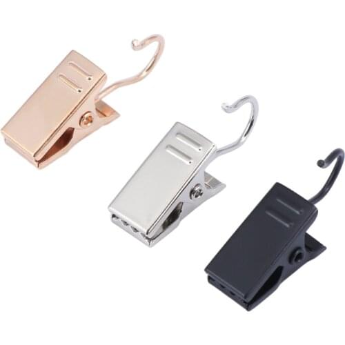 20PCS/Set Sturdy and Durable Window Curtain Hook Clips Home Window Accessories Solid Iron Drapery Hook