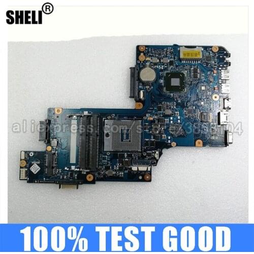 SHELI H000052740 PC Motherboard 15.6 Inch for Toshiba Satellite L850 C850 System Board HM70 GMA HD DDR3 Free Cpu PAVILION Intel
