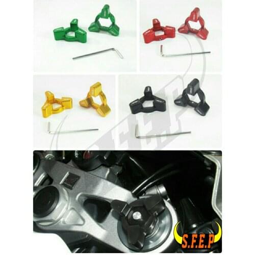 Motorcycle CNC Fork Preload Adjusters For Triumph Rocket III 04-07/ 675 Street Triple 08-09