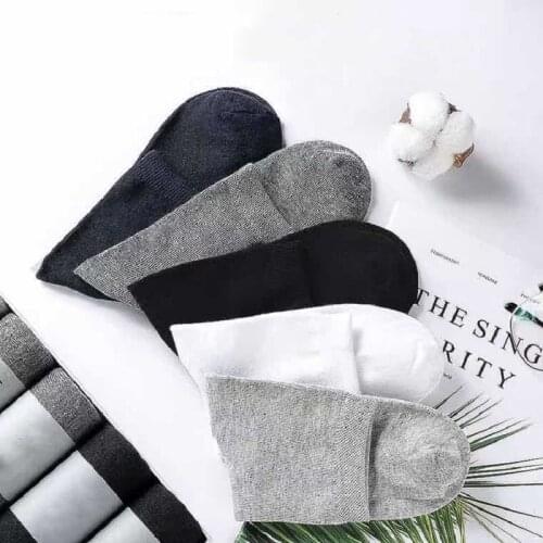 10 pairs/lot Men Socks Cotton Plus Size 37-44 High Quality Soft Breathable Boat Socks Short Men White Black Ankle Socks