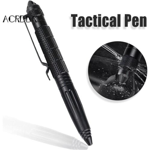New Pocket Self Defense Pen Portable Multifunctional Emergency Glass Breaker Pen for Home Outdoor Travel FC