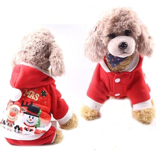 New Dog Clothes Halloween Costumes Dogs Cat Hoodies Chihuahua Winter Dog Coat Pet Clothing Small Dogs Cats Clothes Christmas