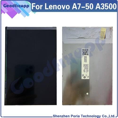 New 7'' Inch 100% Test AAA For Lenovo Tab A7 A7-50 A3500 LCD Display Digitizer Assembly Display VAK67 T19 0.2 Replacement
