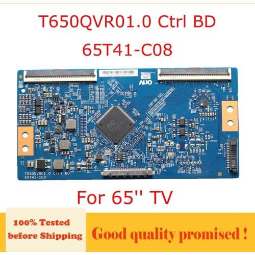 T650QVR01.0 Ctrl BD 65T41-C08 65'' TCON Board for TV 65 Inch Logic T650QVR01.0 65T41-C08 Original TV Parts Free Shipping