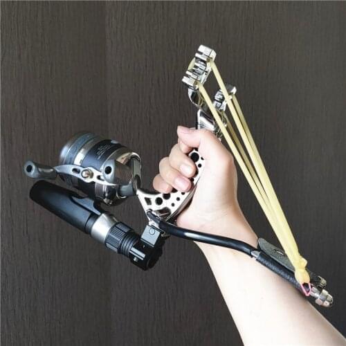 Professional Hunting Slingshot Powerful Fishing Slingshot With Arrows Outdoor Shooting Crossbow Fishing Darts for Adults
