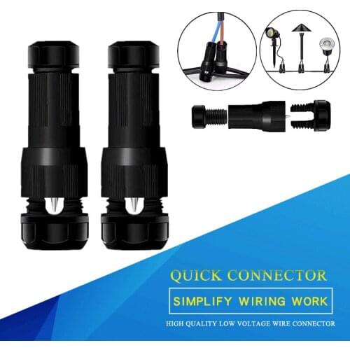 Garden Light Waterproof Connector Low Voltage Piercing Wire Distributor 12/14AWG Outdoor Quick Piercing Landscape Wire Connector