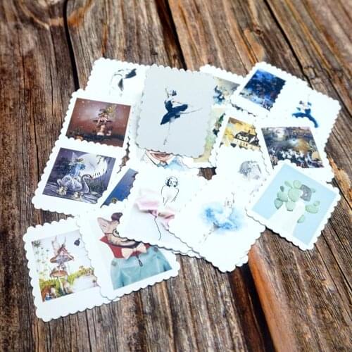 22PCS Fashion Cool Waterproof Stickers DIY Diary Scrapbooking Animals Stickers Students Girls Boys Children Kids Gift Stickers
