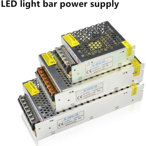 DC12V 1A 2A 3A 5A 8.5A 10A 15A 20A 30A lighting Transformers LED Driver Power Adapter For LED Strip light Switch Power Supply