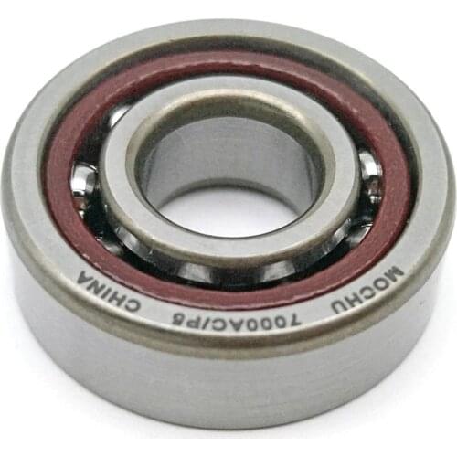 1pcs MOCHU 7000 7000AC 7000AC/P5 10X26X8 Angular Contact Bearings Spindle Bearings CNC ABEC-5 25 Contact Angle