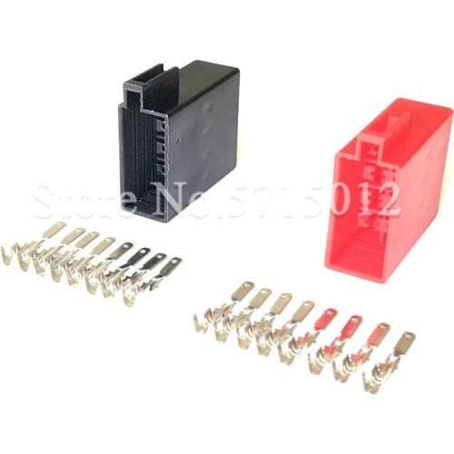 8 Hole Universal Car Radio ISO Connector Car Radio Socket Adapter For VW