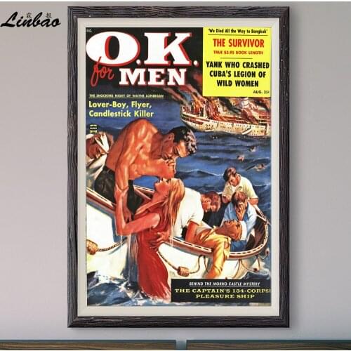 V263 1959 candlestick killer？Vintage Classic Movie Print Silk Poster Home Deco Wall Art Gift