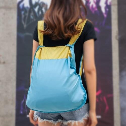 Japanese Multifunctional Design Backpack Shopper Bag Outdoor Foldable Reusable Big Bag Waterproof Tote Bag Shoulder Bag Mochila