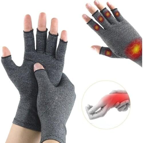 1 Pair Compression Arthritis Gloves Wrist Thumb Support Joint Pain Relief Sport Hand Brace Women Men Hands ProtectionTherapy
