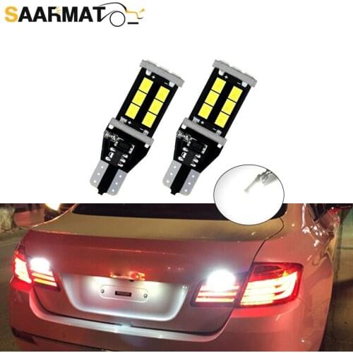 2pcs T15 led 921 W16W Car Backup Reverse Bulb Lights for BMW E46 E39 E90 E60 E36 F30 F10 E30 E34 X5 E53 M M3 M4 Z4 Z3