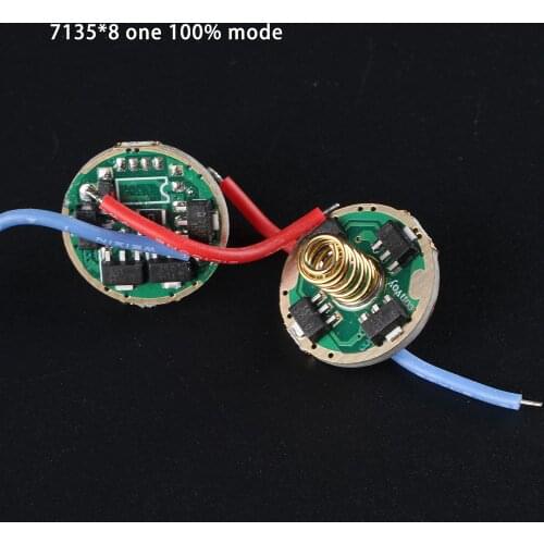 AMC7135*8 single mode Flashlight circuit board Anti-reverse