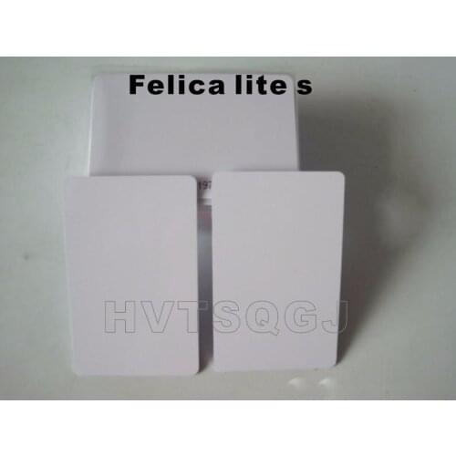 Free shopping 50 PCS 13.56MHZ Sony FeliCa Lite-S RC-S966 NFC Forum Type 3 Tag ISO18092 NFC card