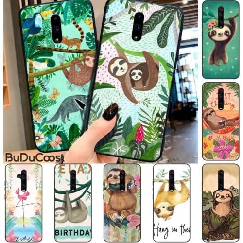 Chenel cute Sloth animal Phone Case For Redmi Note 8 8A 7 6 6A 5 5A 4 4X 4A Go Pro Plus Prime