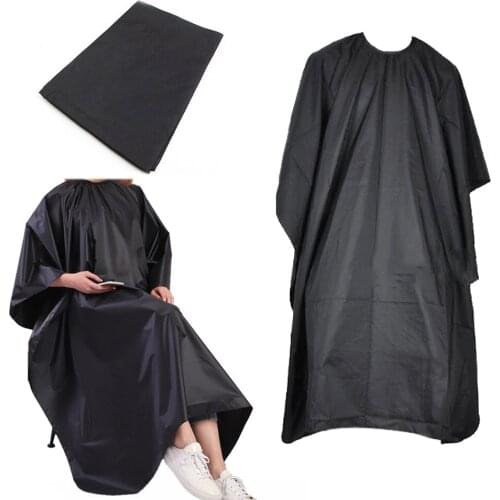 Black Hairdressing Cape Professional Hair-Cut Salon Barber Cloth Wrap Protect Gown Apron Waterproof Cutting Gown Hair Cloth Wrap