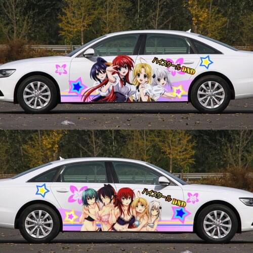 DIY Japanese Anime Sticker Highschool DXD Cute Girls Car Body Stickers Racing Drifting ACGN Decals Itasha G Festa Cartoon Show