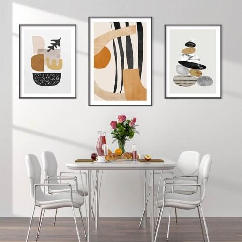 Geometry Wall Art Pictures Abstract Marble Texture Poster Minimalist Canvas Prints Nordic Dining Parlor Backdrop Decor Painting