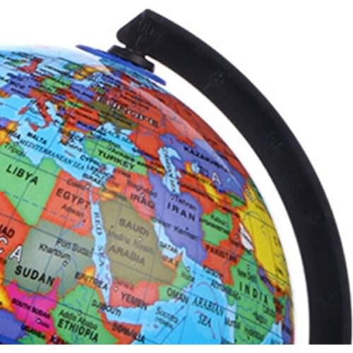 5.57in English Globe with Stand 360 Degree Rotation Geography Teaching Globe 63HE