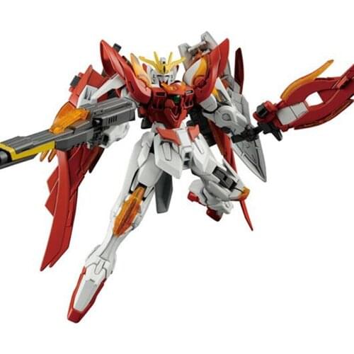 BANDAI Gundam Assembled Model Toy HGBF 1/144 Fight Maker TRY Gundam 033 Wing Gundam Zero Honoo 5055440