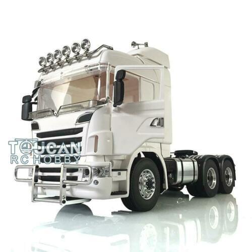 1/14 LESU 6*6 Metal Chassis Roof Light Horn Bumper Hercul Sca Tractor Truck THZH1004-SMT3