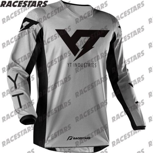 YT INDUSTRIES Downhill Long Sleeve MTB Jersey Enduro Motocross Men Mountain Bike Jersey Camiseta Downhill Shirts Ropa Ciclismo