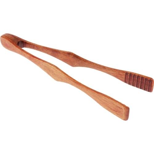 Resuable Wood Food Grade Tongs for Cooking Serving Baking Salad Buffet