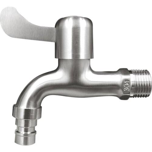 Wall Mount Washing Machine Faucet Stainless Steel Laundry Bathroom Bibcock Garden Faucet Washing Machine Tap Balcony Water Tap