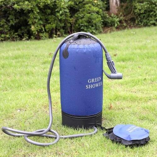 Outdoor Shower Camping Equipment PVC Pressure Shower Inflatable Shower Pressure Shower Water Bag Camping Bathing Multitool
