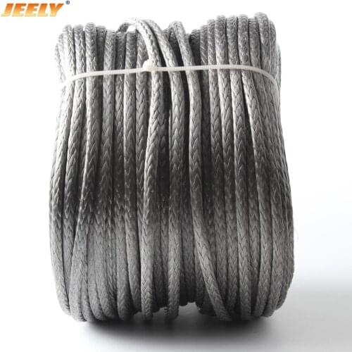 JEELY 100M 12 weaves 6mm Hollow Braid SailplaneTowing Rope