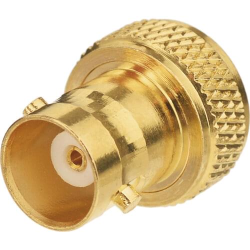 Superbat Gold Plated SMA-Female Jack to BNC-Female Jack Convert RF Coaxial Connector Straight