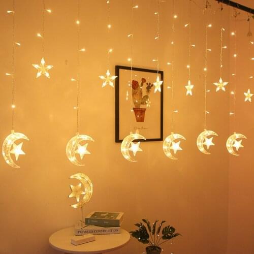 Christmas Decorations For Home Lamp Moonlight Led Light String Festival Curtains With Wedding Lights