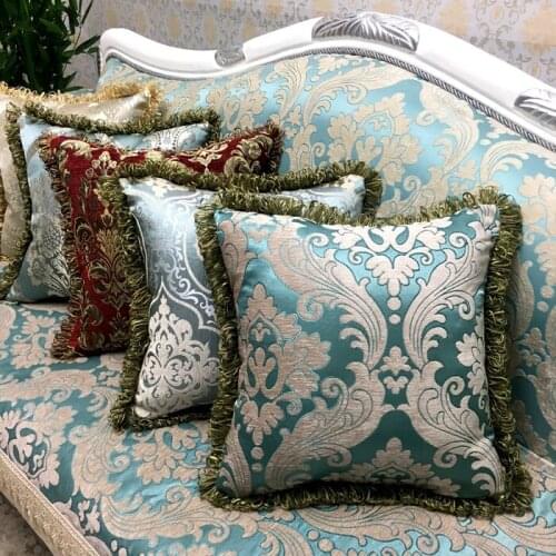 Embroidered European styleHigh grade Pillow Cover Home Decorate Pillow Case Office Sofa Cushion Cover