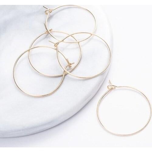 Ex1244 Korean version Fashion Vintage simple Geometric circle studs earrings Pendant trend Womens Jewelry Accessories 1 pair