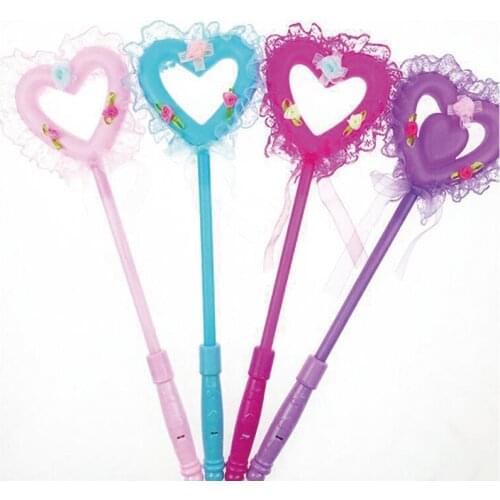 Party Supplies Love Heart LED Flashing Stick Light Up Sticks Kids Girls Gift Glow Christmas birthday party decorations kids