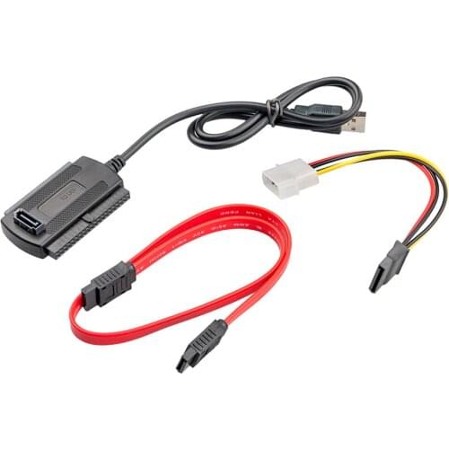 USB 2.0 to IDE/SATA Drive Adapter Converter Cable For Hard Drive Disk 2.5 3 Inch NK-Shopping