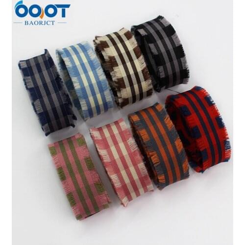 1” 1-1/2''" 5yards Stripe printing Grosgrain Ribbons DIY Handmade Child Bow Wedding Decoration Gift Wrap Material L-20711-662