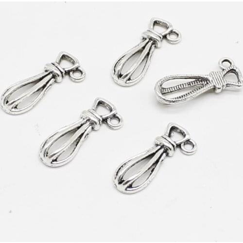 10pcs charm mixer diy bracelet necklace earrings pendant pendant retro eggbeater handmade alloy jewelry accessories wholesale