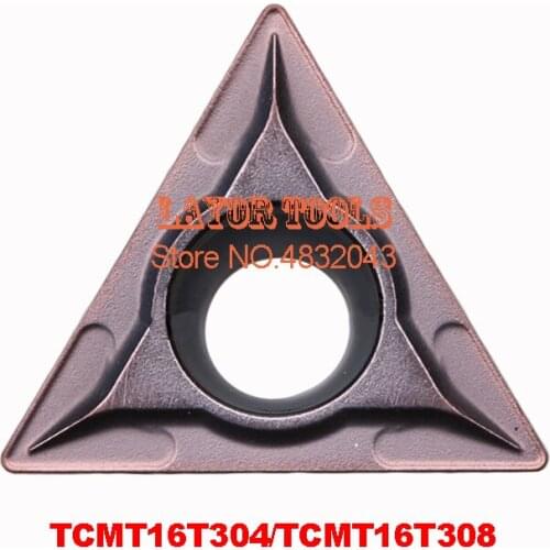 10PCS TCMT16T304/TCMT16T308 carbide CNC inserts,CNC lathe tool,apply to stainless steel and steel processing, insert STFCR/STGCR