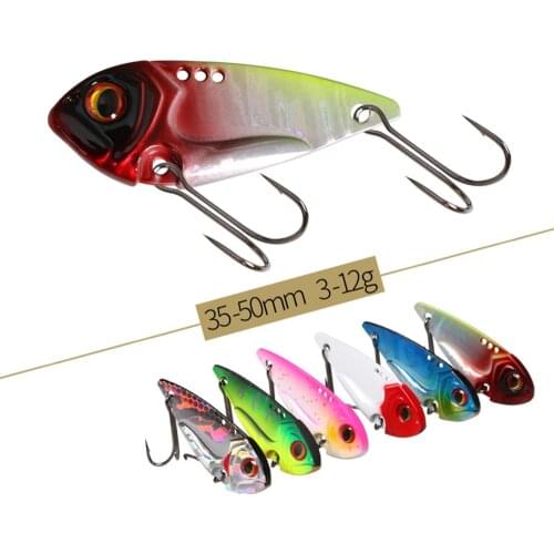 3g/5g/7g/12g Metal Vib 3.5cm~5cm Perch Fishing Sinking Trembling All Layers Three Adjustable Speed Stroke Seawater Lake River