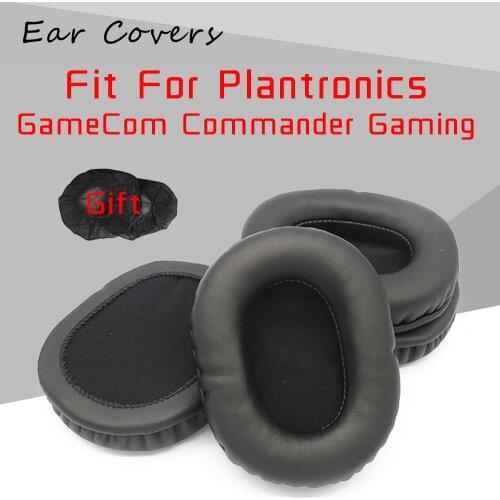 Ear Covers Earpads For Plantronics GameCom Commander Gaming Headset Replacement Earpads Ear-cushions