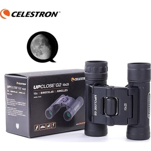 Celestron UpClose G2 10x25 Telescope binoculars Powerful Binoculars Fully Multi Coated Jumelles For Hunting Hiking Camping 10x25