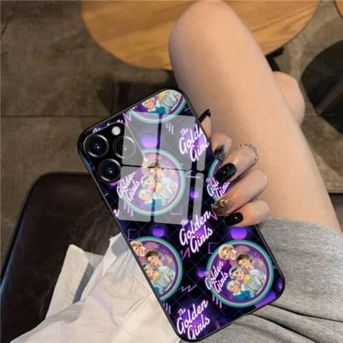 Golden Girls v2 Phone Case Glass Phone Case For iphone 12 11 Pro Max XS XR X 8 7 Plus SE2 Case