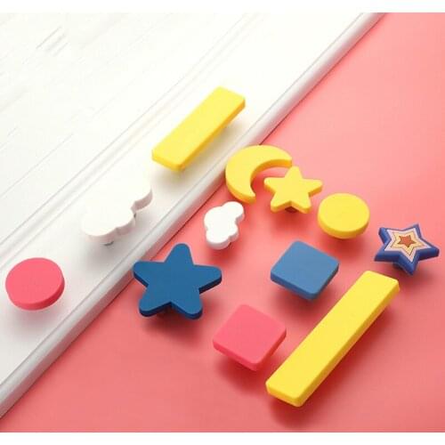 JD Childrens Cabinet Door Handles Wardrobe Cabinet Drawers Cute Cartoon Handles Soft Rubber Cabinet Handles