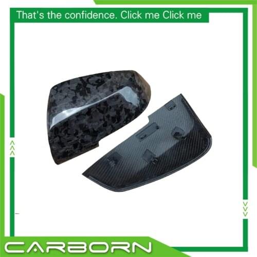 For-BMW F20 F21 F22 F23 F30 F31 F32 F33 F36 E84 Add On/Replacement Type Carbon Fiber Body Side Rear View Mirror Cover