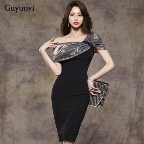 Temperament Elegant Party Dress 2021 Summer Korean Version Sleeveless Mesh Off The Shoulder Slash Neck High Waist Tight Dress