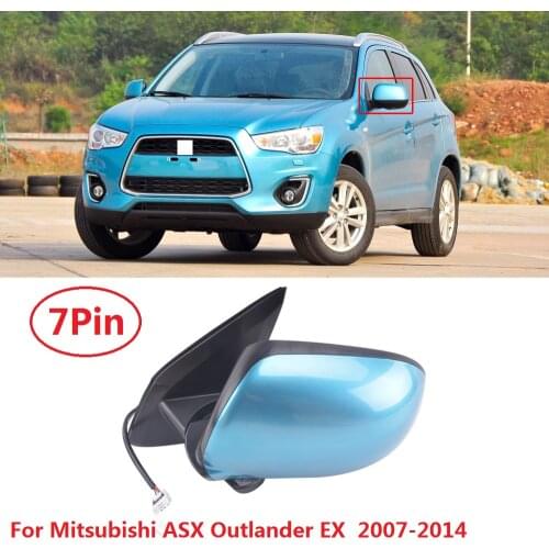 CAPQX 7Wire For Mitsubishi ASX Outlander EX 2007 2008 2009 2010 2011 2012 2013 2014 Side Rear View Mirror Rearview Mirror
