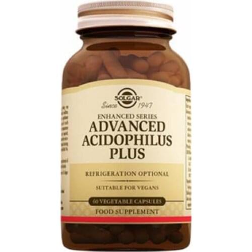 Advanced Acidophilus Plus Vegtable Capsules L. Acidophilus B. Lactis Dekstroz Anhidrit Herbal Tablettes Natural Tablets